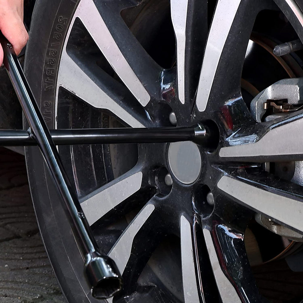 BIG RED TRX31101-14FR cross lug wrench forged heat-treated steel for durability.