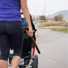 BIG RIG DEFENSE B R Wooden stick with wrist strap for safe carry.