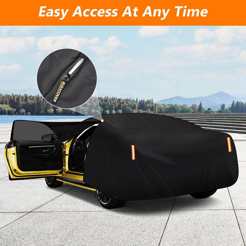 BIGACOVER mirror pocket protects the rearview mirror from scratches