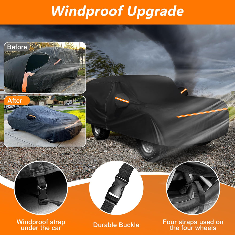 BIGACOVER K5 Blazer windproof straps keep it secure.