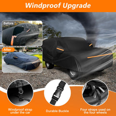 BIGACOVER K5 Blazer windproof straps keep it secure.