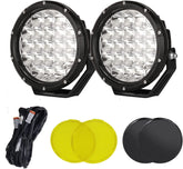 BIGLION.X round LED offroad light 7-inch with 32000 lm for rugged trails
