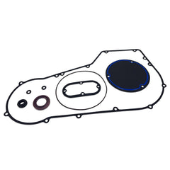 BIGLKNM primary cover gasket for Harley Softail front view shows precise fit and potential leak resistance