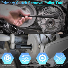 BIGLKNM steel clutch puller with black oxide coating resists rust.