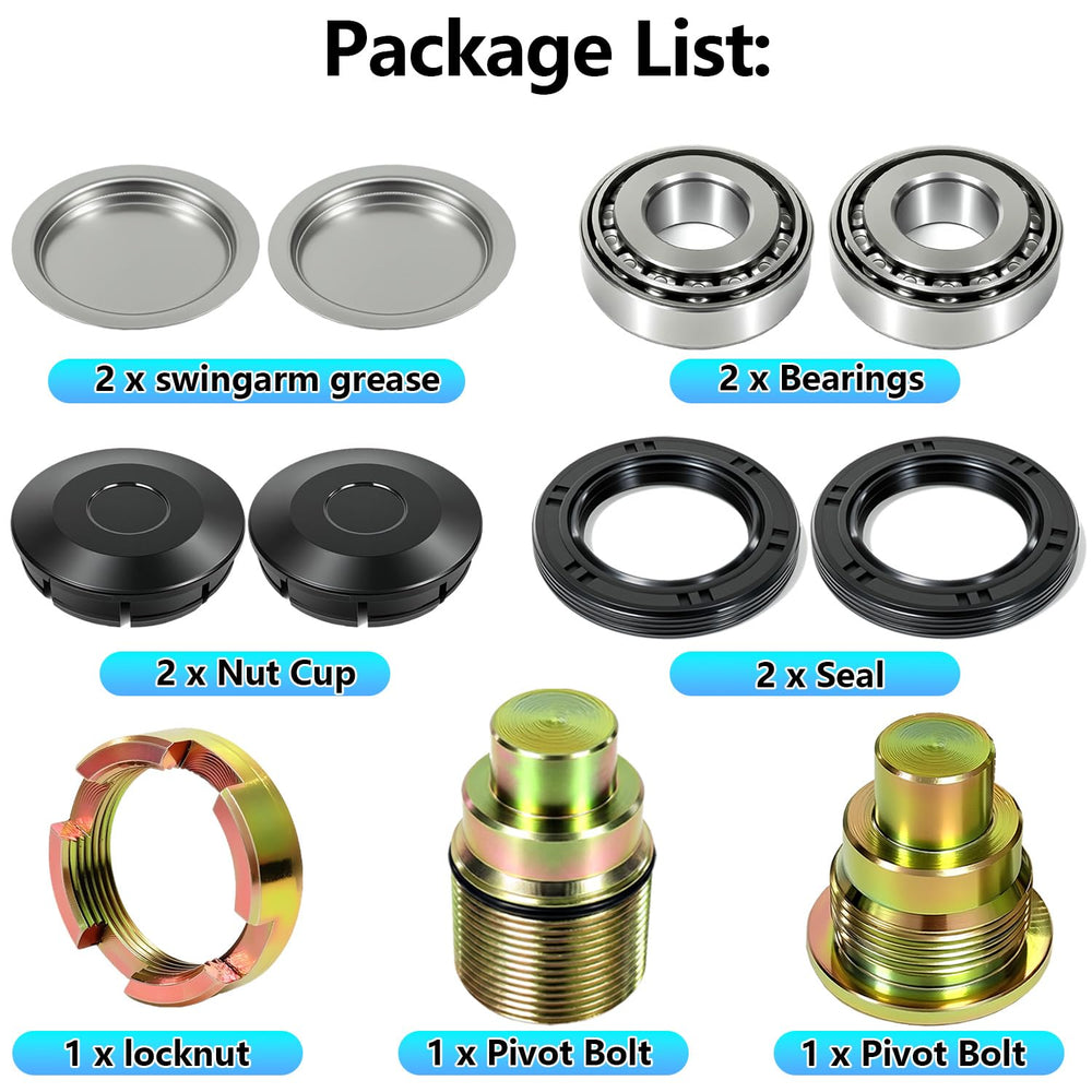 BIGLKNM swingarm seal set seals out dirt to protect bearings