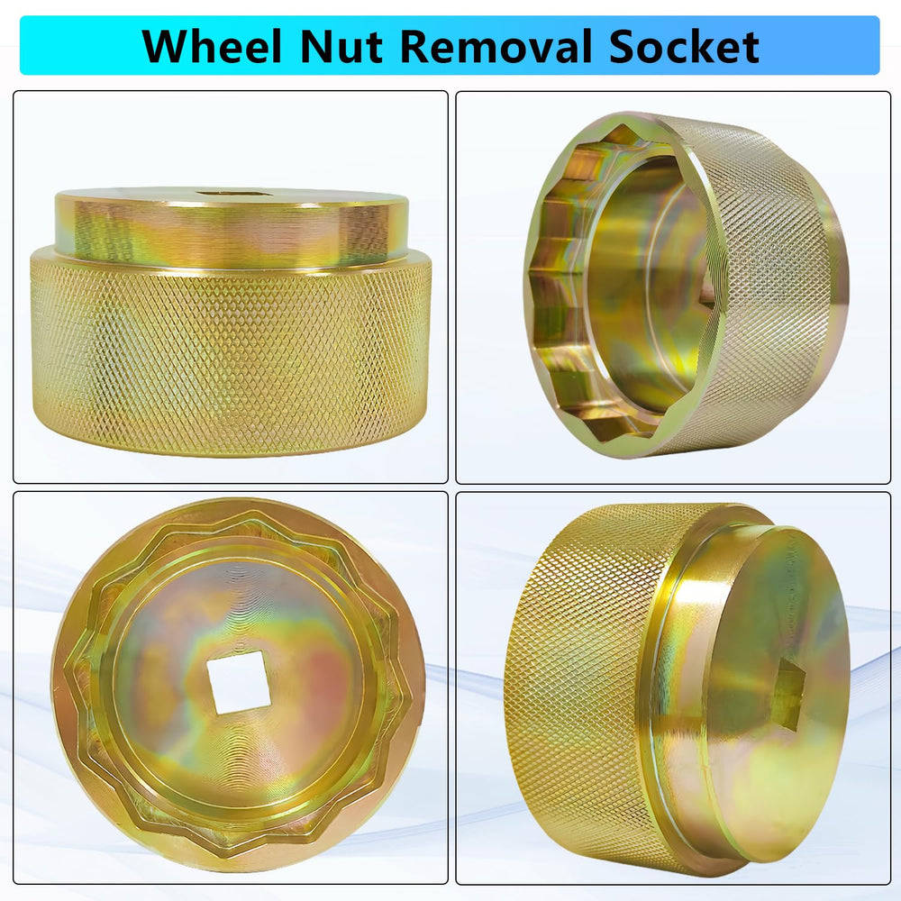 BIGLKNM knurled surface socket provides secure torque transfer during loosening.