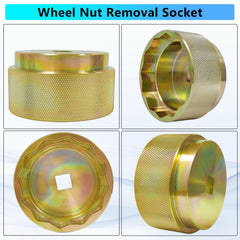 BIGLKNM knurled surface socket provides secure torque transfer during loosening.