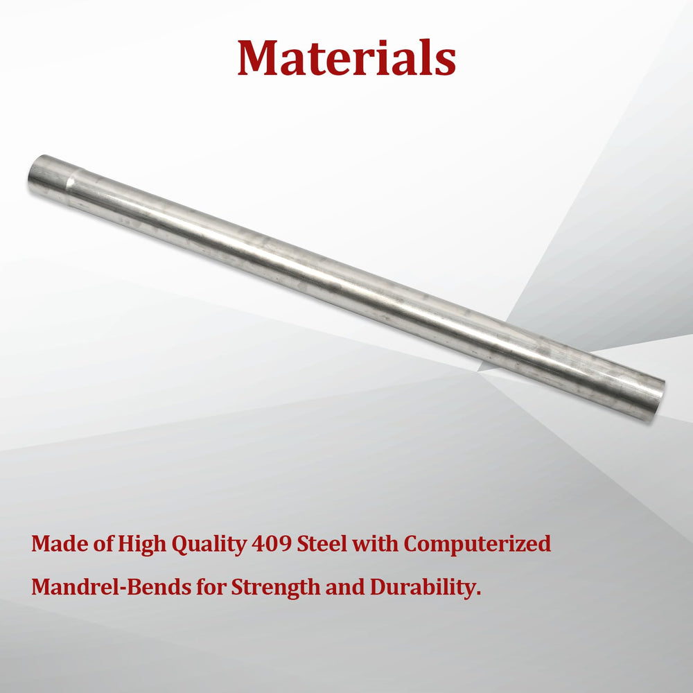 BIGREAT 409 steel 3in finished tube offers reliability for universal fitment applications.