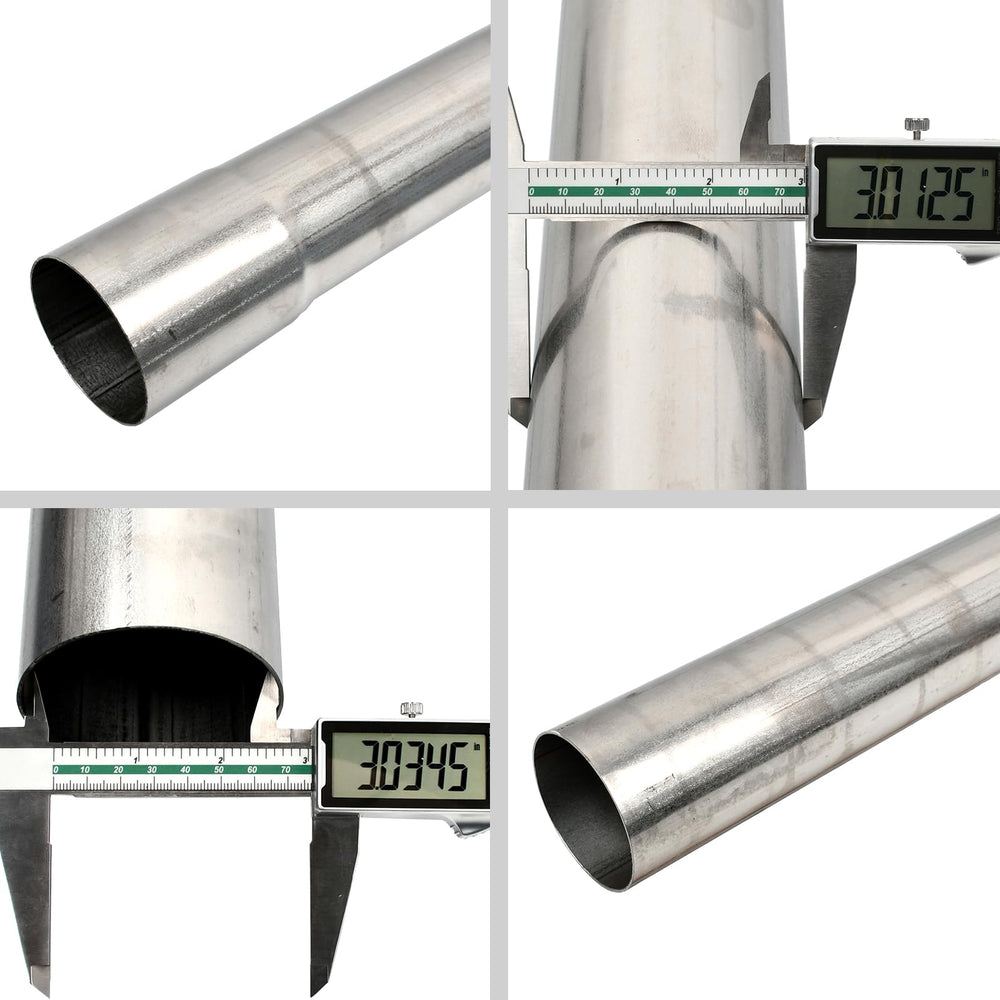 BIGREAT 409 steel 3in mandrel bent construction ensures durable performance and smooth flow.