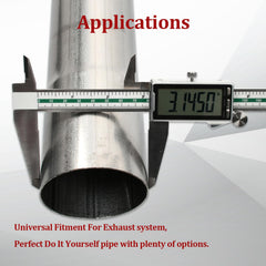 BIGREAT 409 steel 3in universal fitment supports a range of exhaust setups.