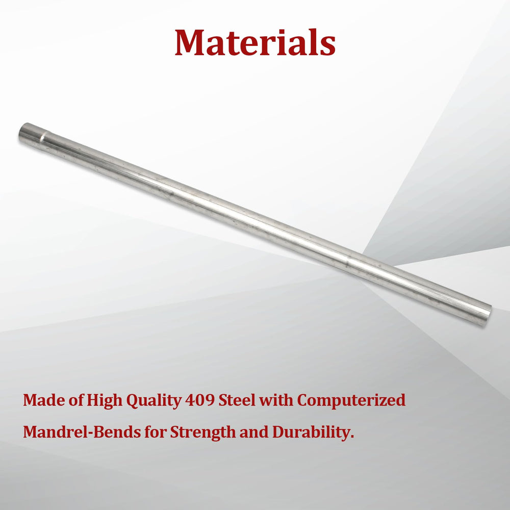 BIGREAT 48-inch length suitable for universal exhaust applications