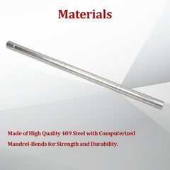 BIGREAT 48-inch length suitable for universal exhaust applications