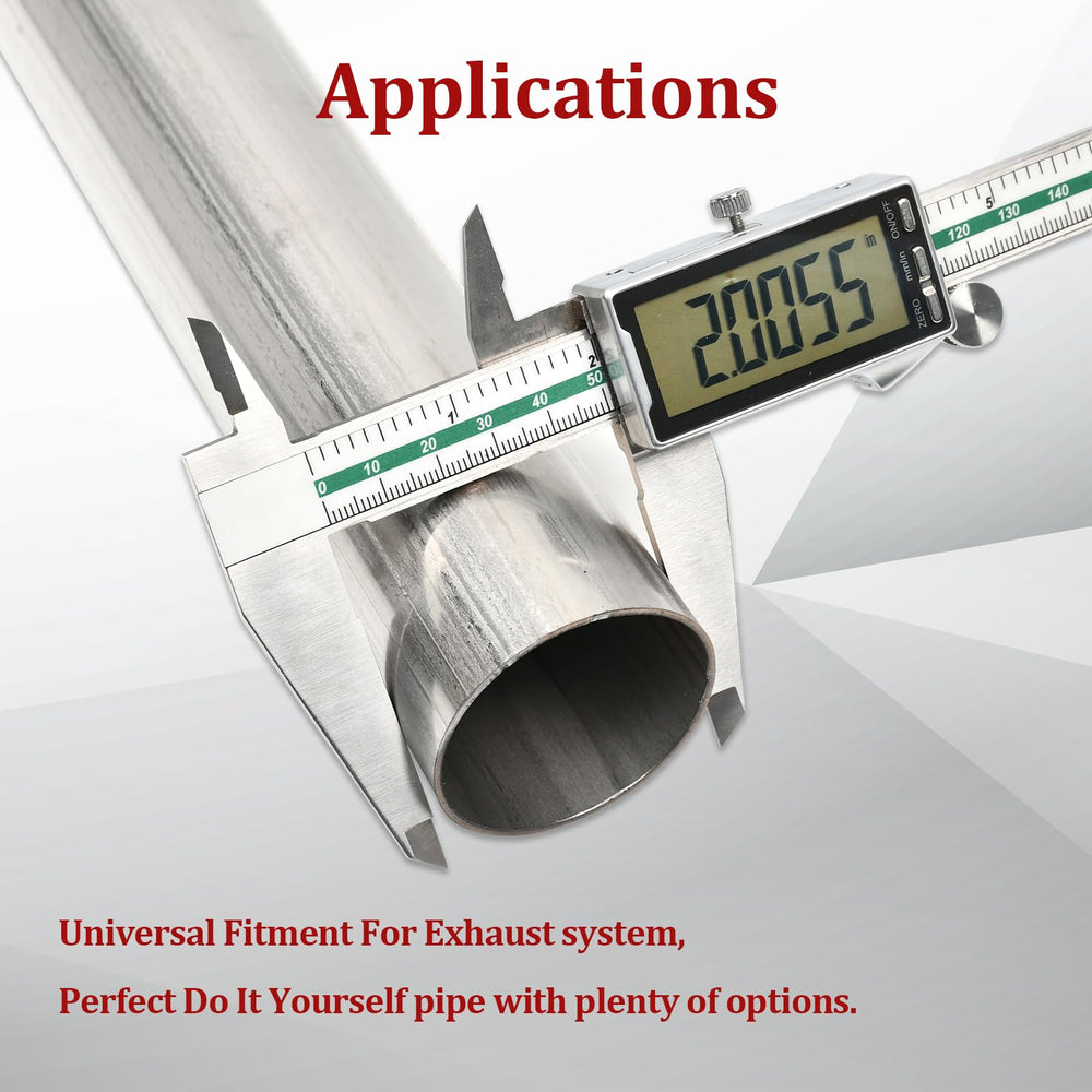 BIGREAT straight exhaust pipe supports flexible routing in custom projects