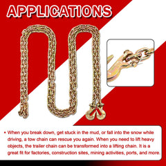 BIGREAT transport chain ready for rugged use in harsh conditions.