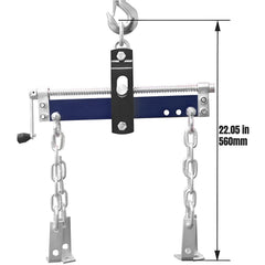 BIG RED AT32100UR crank handle operation demonstrates quick load adjustments.