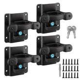 BIHEE tie-down anchors plates 4-pack for secure truck bed cargo