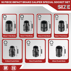 BILITOOLS long-bit sockets 78mm for deep access in tough caliper bolts.