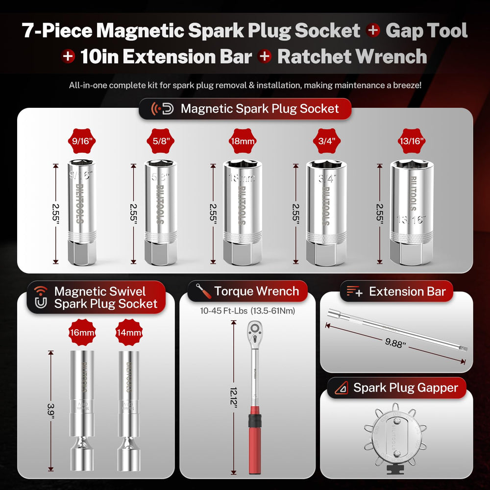 BILITOOLS click torque wrench with 72-tooth head for precise torque