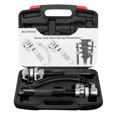 BILITOOLS coil spring compressor assembly with secure grip for safe suspension work