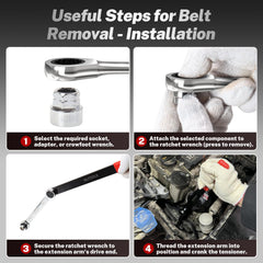 BILITOOLS crowfoot wrenches 13–15 mm reach recessed fasteners.