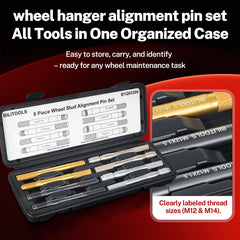 BILITOOLS knurled-end grip pin provides easy installation and removal.