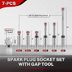 BILITOOLS spark plug socket 5/8 in with reliable reach in tight spaces.