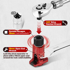 BILITOOLS Strut Spreader Tool compatible with VW, Audi, BMW, MINI and Ford for versatility.