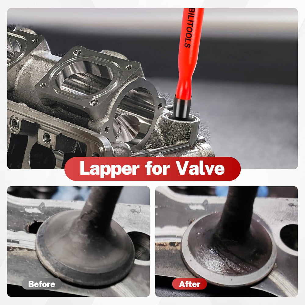 Valve lappers included by BILITOOLS for smoother seating