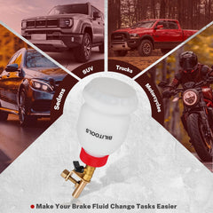 BILITOOLS 1L bottle supports solo brake bleeding for DIY or professional work.