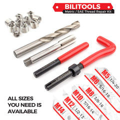 BILITOOLS M6x1.0 break pin tool simplifying insert removal.