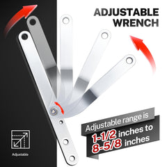 BILITOOLS premium craftsmanship in high-hardness steel resists wear.