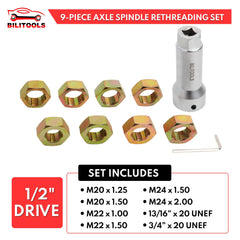 BILITOOLS thread chasers M20x1.5 restore alignment on fasteners