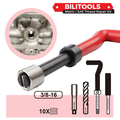 BILITOOLS 304 stainless thread inserts indicate durable repair options.