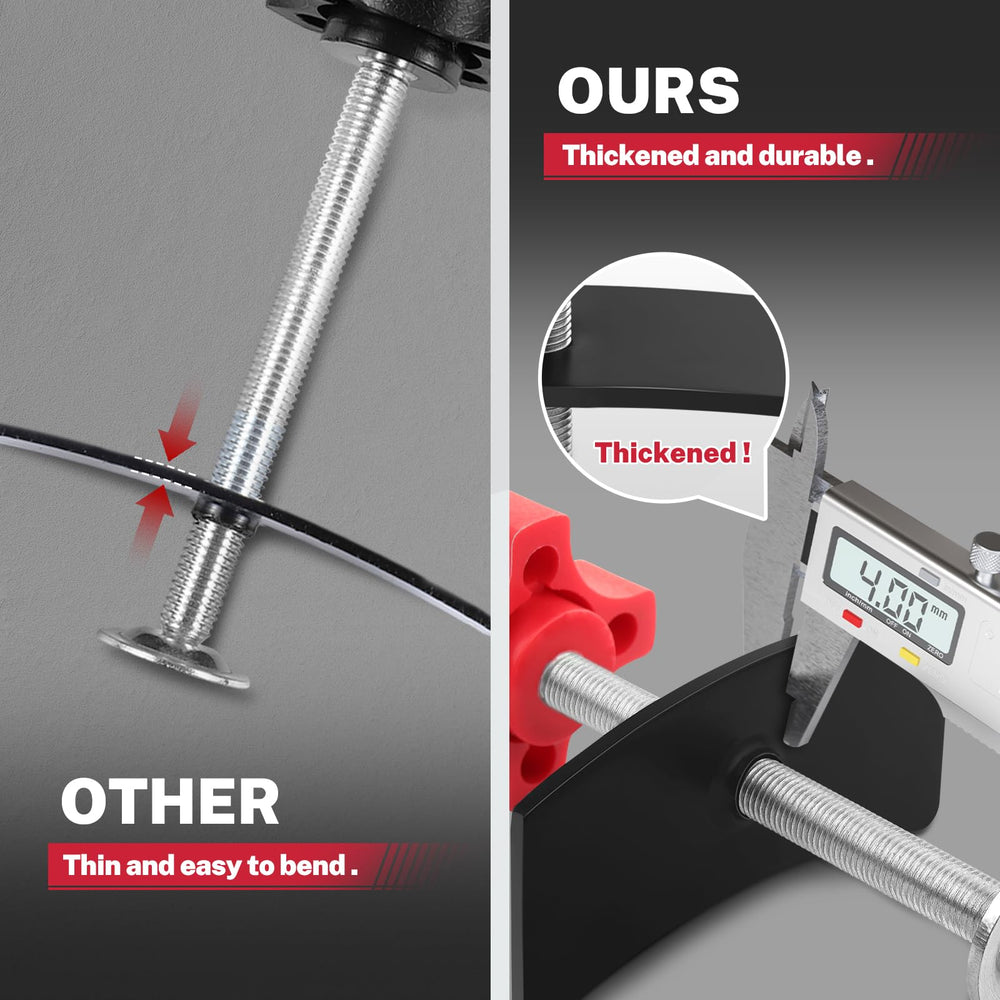 BILITOOLS threaded screw ensures smooth, fast compression.