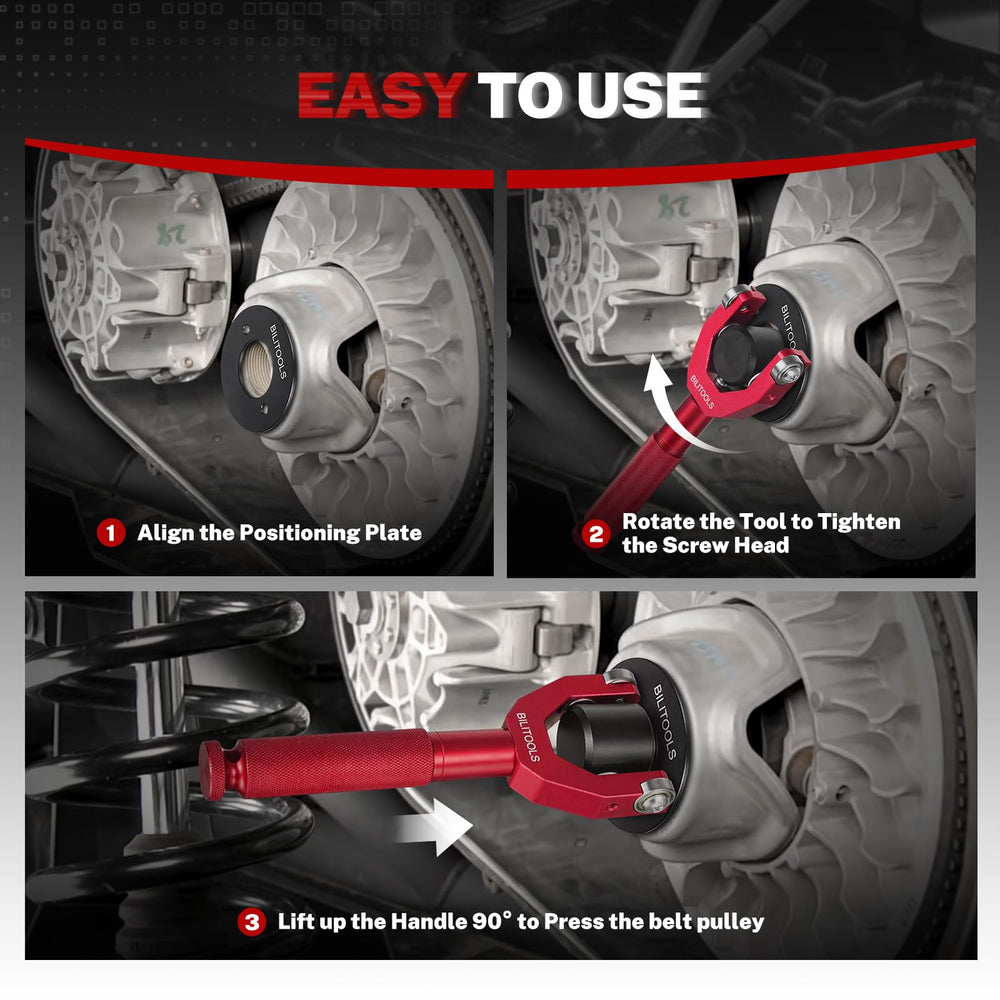 BILITOOLS X3 ergonomic non-slip handle improving grip during belt work