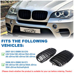 BILLDIO ABS material front grille emphasizes durability and finish