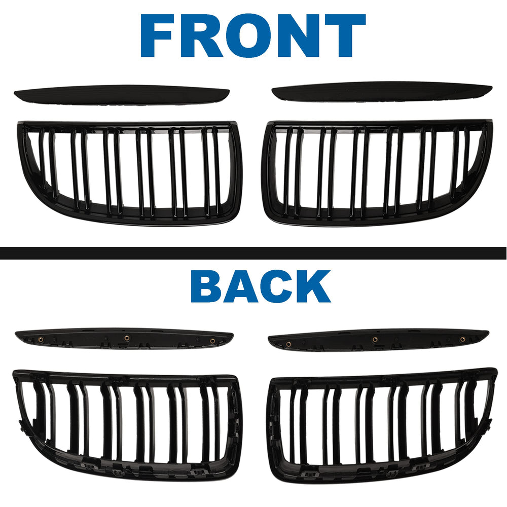 BILLDIO E90 grille durable ABS construction resisting corrosion and fading.