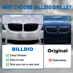 BILLDIO E90 grille packaged with mounting hardware for quick replacement.