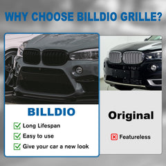 BILLDIO X5 F15 grille easy install steps overview