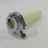 Billet Proof Designs chrome 1in throttle assembly for Harley single-cable control with smooth feel.