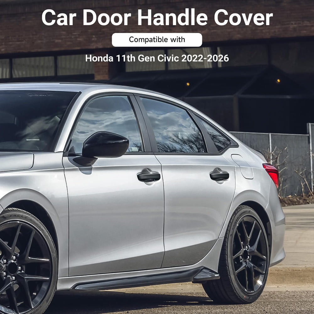 BILOPER ABS door handle protector for Civic enhances durability in extreme temperatures.