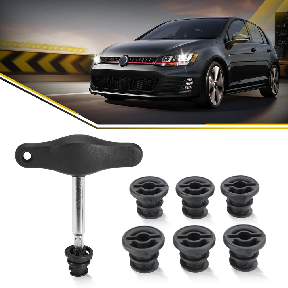 Golf GTI and Tiguan sump pan compatibility for clean drainage.