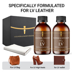 Bingbrofam leather moisturizer bottle restores natural oils for supple leather