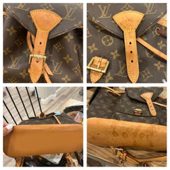 Bingbrofam leather shoes being conditioned for lasting suppleness
