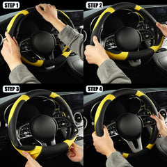 Binsheo black and yellow aesthetic adds sporty style to your interior.