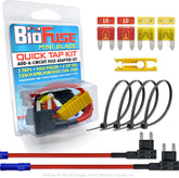 BioFuse 12 AWG mini ATM quick-tap kit package view for easy automotive wiring upgrades