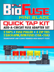 BioFuse 20A yellow fuse designed for higher current accessory extensions