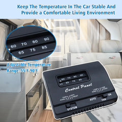 BIPIMIFI 7330F3852 thermostat easy installation illustration with six wires