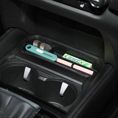 Birbenben CX50 center console organizer adds extra storage space.