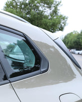 Birbenben CX-50 rear window trim molding in matte black enhances exterior finish.